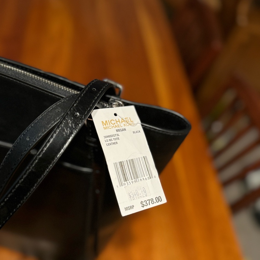 Michael Kors New Black Tote - Picture 5 of 16